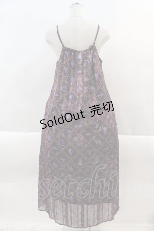 画像2: axes femme / アラジン/キャミワンピース  パープル I-24-10-05-053-AX-OP-HD-ZT449 (2)