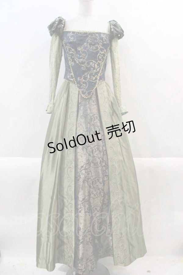 画像1: Secret Honey / Library Dress (Beauty and the Beast ver.) 2 グリーン I-24-10-05-068-CA-OP-HD-ZI (1)