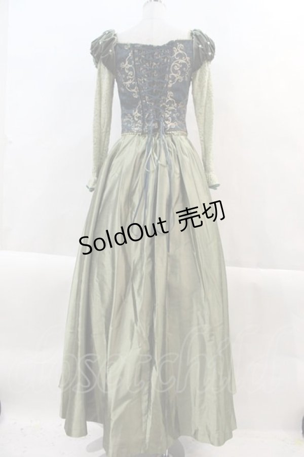 画像2: Secret Honey / Library Dress (Beauty and the Beast ver.) 2 グリーン I-24-10-05-068-CA-OP-HD-ZI (2)