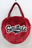 画像1: Emily Temple cute / BAG Emily'sファーバッグ  赤 I-24-10-07-090-ET-BG-HD-ZT087 (1)