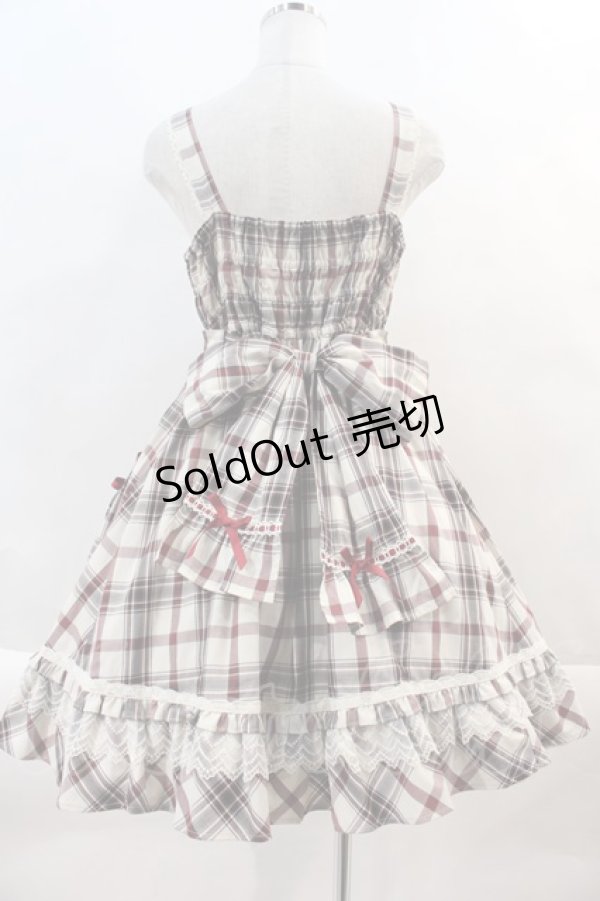 画像2: Angelic Pretty / トリプルハートジャンパースカート  アイボリー I-24-10-12-028-AP-OP-HD-ZI (2)