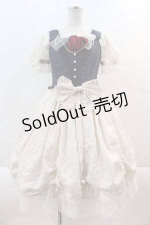 画像: BABY,THE STARS SHINE BRIGHT / Claudia，The Fairy Tale Princess　ワンピースセット  紺 I-24-10-12-030-BA-OP-HD-ZS