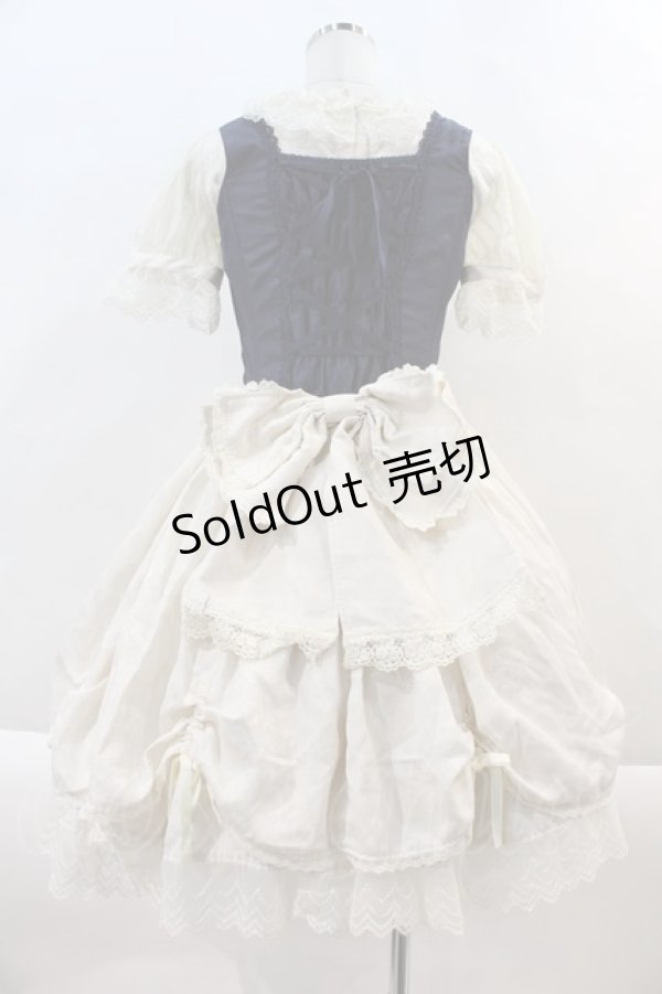 画像2: BABY,THE STARS SHINE BRIGHT / Claudia，The Fairy Tale Princess　ワンピースセット  紺 I-24-10-12-030-BA-OP-HD-ZS (2)