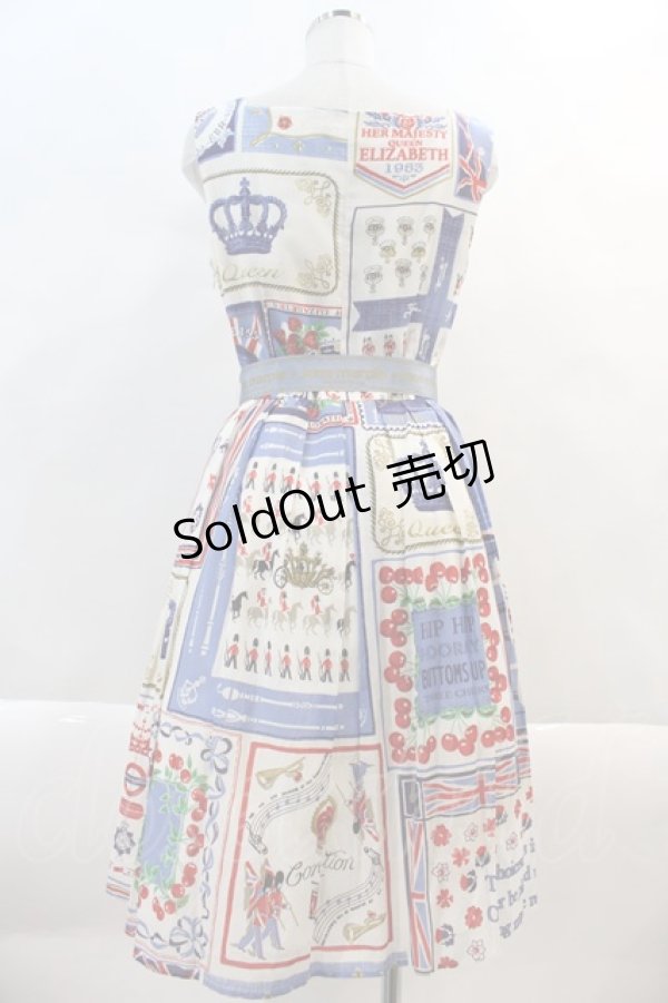 画像2: Jane Marple / Here's to the Queenのスクエアドレス  アイボリー I-24-10-29-049-JM-OP-HD-ZI (2)