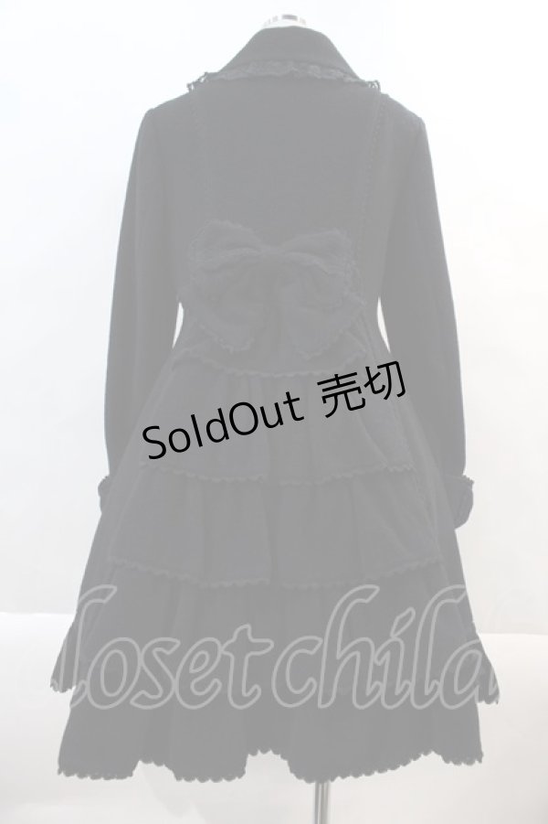 画像2: Angelic Pretty / バッスルリボンコート  黒 I-24-10-29-066-AP-CO-HD-ZI (2)