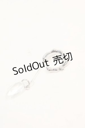 画像: CuLLt / SHIZUKU EARCUFF(SINGLE)  シルバーＸクリア I-24-10-29-099-PU-AC-HD-ZI