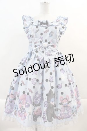 画像: Angelic Pretty / Happy Treat Partyジャンパースカート  サックス I-24-11-01-044-AP-OP-HD-ZS