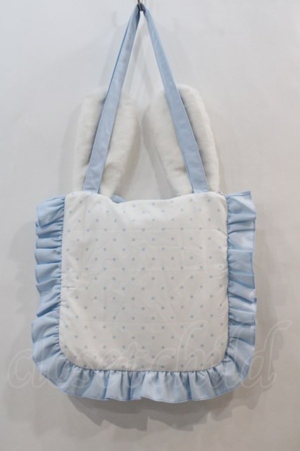 画像2: To Alice / Pastel Baby Rabbitバッグ  サックスＸ白 I-24-11-12-102-LO-ZA-HD-ZT087 (2)