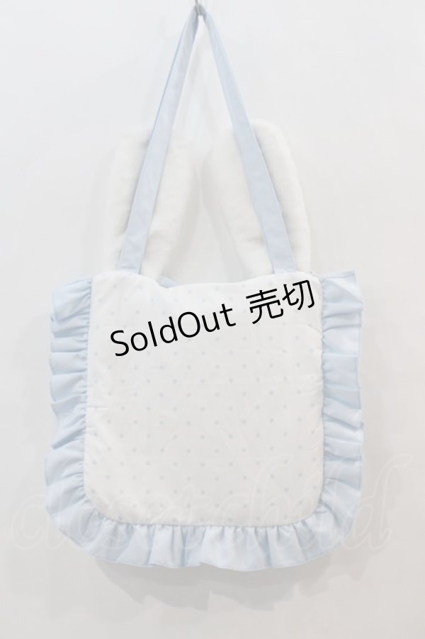 画像2: To Alice / Pastel Baby Rabbitバッグ  サックスＸ白 I-24-11-12-102-LO-ZA-HD-ZT087 (2)