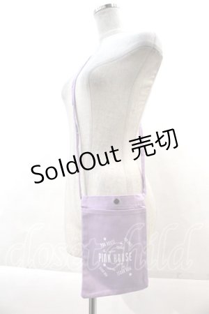 画像: PINK HOUSE / サコッシュ  パープル I-24-11-14-124-LO-BG-HD-ZI