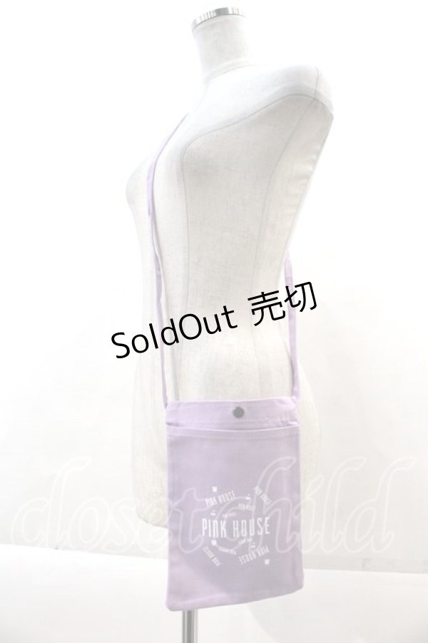 画像1: PINK HOUSE / サコッシュ  パープル I-24-11-14-124-LO-BG-HD-ZI (1)