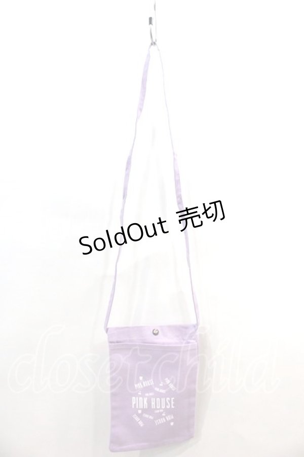 画像2: PINK HOUSE / サコッシュ  パープル I-24-11-14-124-LO-BG-HD-ZI (2)