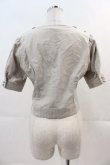 画像2: an another angelus / ハンカチ刺繍開衿ジャケット  グレー I-24-11-24-035-CA-JA-HD-ZT156 (2)