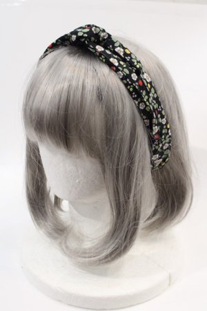 画像: LOLITAその他(お買取対象外) / HAT ヘアバンド  黒Ｘ緑Ｘ赤Ｘ白 I-24-12-01-120-LO-AC-HD-ZI