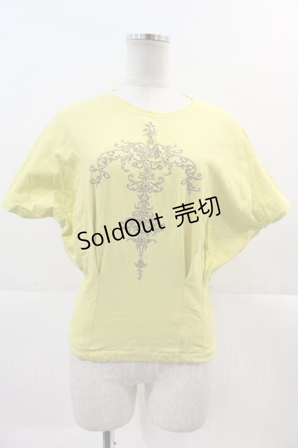 画像1: Rozen Kavalier / スタッズ半袖Tシャツ  イエロー I-24-12-02-019-OO-TS-HD-ZI (1)