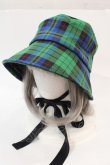 画像1: Physical Drop / タータンチェックハット  グリーンチェック I-24-12-05-089-LO-AC-HD-ZT-K011 (1)