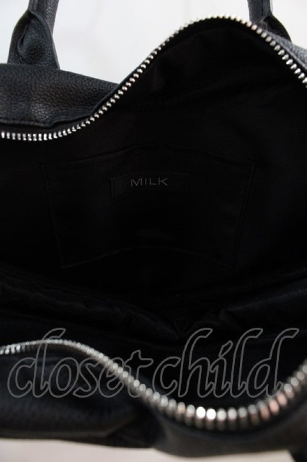 画像3: MILK / ハートハンドバッグ  黒 I-24-12-05-099-ML-BG-HD-ZT088 (3)