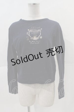 画像: Jane Marple / Twinkle Angelのトレーナー  ネイビー I-24-12-07-013-JM-TO-HD-ZI