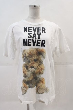 画像: MILKBOY / NEVER SAY NEVER TEE  白ＸブラウンＸ黒 I-24-12-07-014-MB-TO-HD-ZI