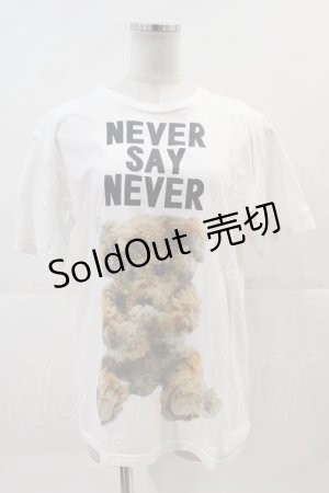 画像: MILKBOY / NEVER SAY NEVER TEE  白ＸブラウンＸ黒 I-24-12-07-014-MB-TO-HD-ZI
