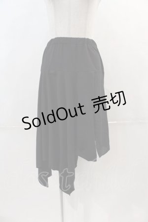 画像: ALGONQUINS / 変形スカート  黒 I-24-12-13-098-AL-SK-HD-ZI
