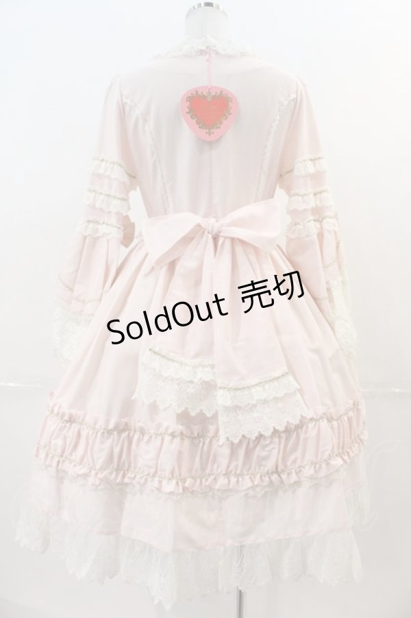 画像2: BABY,THE STARS SHINE BRIGHT / Marie Antoinette Rococoワンピース  ピンク I-24-12-15-022-BA-OP-HD-ZI (2)