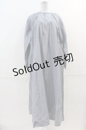 画像: LEBECCA boutique / ハイネック長袖ワンピース  ブルーグレー I-24-12-18-062-EL-OP-HD-ZT447
