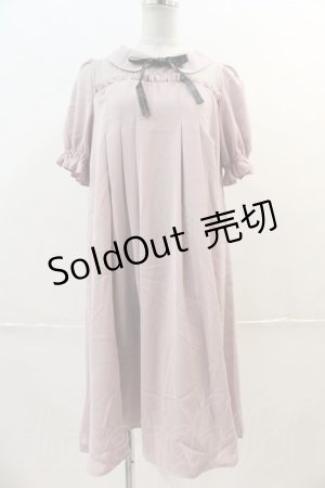 画像: axes femme POETIQUE / メッセージリボンＡラインワンピース M ピンク I-24-12-18-079-AX-OP-SZ-OS