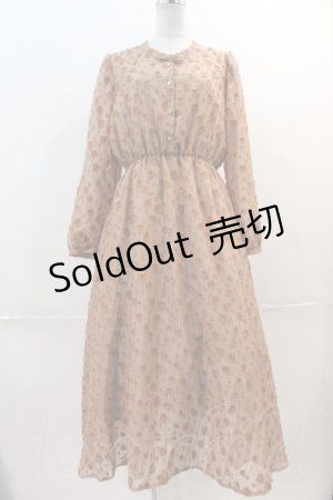 画像: LEBECCA boutique / 泣きたい夜のワンピース  ブラウン I-24-12-18-043-EL-OP-HD-ZI