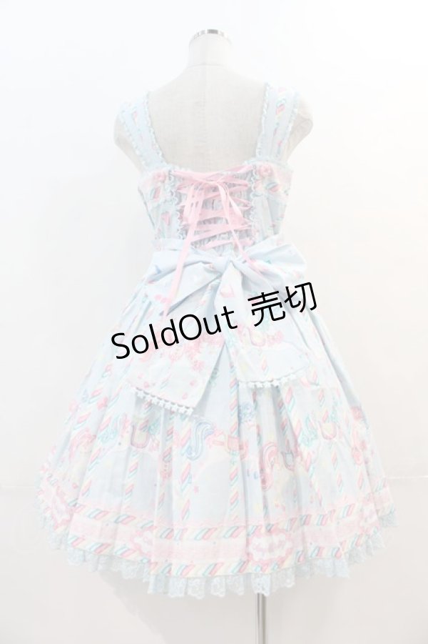 画像2: Angelic Pretty / Sugary Carnivalジャンパースカート  サックス I-24-12-20-052-AP-OP-HD-ZI (2)