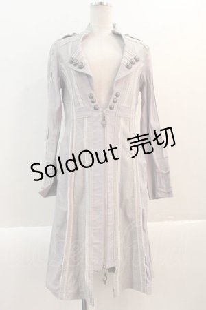 画像: Rozen Kavalier / ナポレオン風襟ワンピース  グレー I-24-12-27-082-OO-OP-HD-ZI