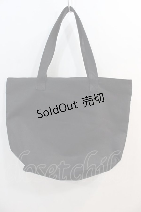 画像2: Physical Drop / Fastener Tote Bag  黒Ｘ白 I-25-01-13-052-LO-BG-HD-ZT443 (2)