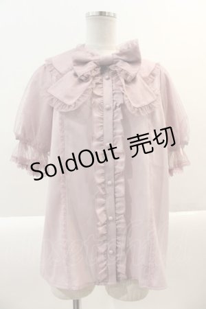 画像: axes femme kawaii / ロマンティックフリルブラウス  ピンク I-25-01-13-064-AX-BL-HD-ZI