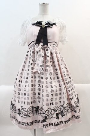 画像: BABY,THE STARS SHINE BRIGHT / Petite Cherie Camelia Coffret柄ワンピース  オフ白 I-25-01-13-088-BA-OP-HD-ZY