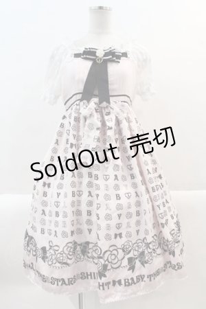 画像: BABY,THE STARS SHINE BRIGHT / Petite Cherie Camelia Coffret柄ワンピース  オフ白 I-25-01-13-088-BA-OP-HD-ZY