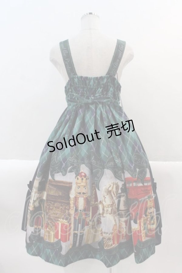画像2: ALICE and the PIRATES / Nostalgic Gift〜くるみ割り人形と大切な想い出〜ジャンパースカートII  グリーン I-25-01-13-090-PA-OP-HD-ZY (2)