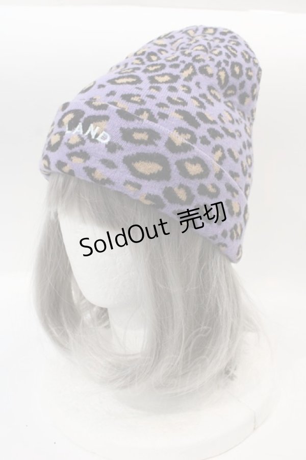 画像3: 【SALE】LAND by MILKBOY / レオパードビーニー  パープル I-25-01-13-019-MB-AC-HD-ZT437 (3)