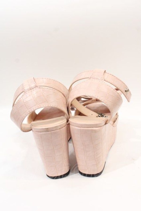 画像3: lilLilly / リボンウェッジサンダル M ピンク I-25-01-16-048-LO-SH-HD-ZT387 (3)