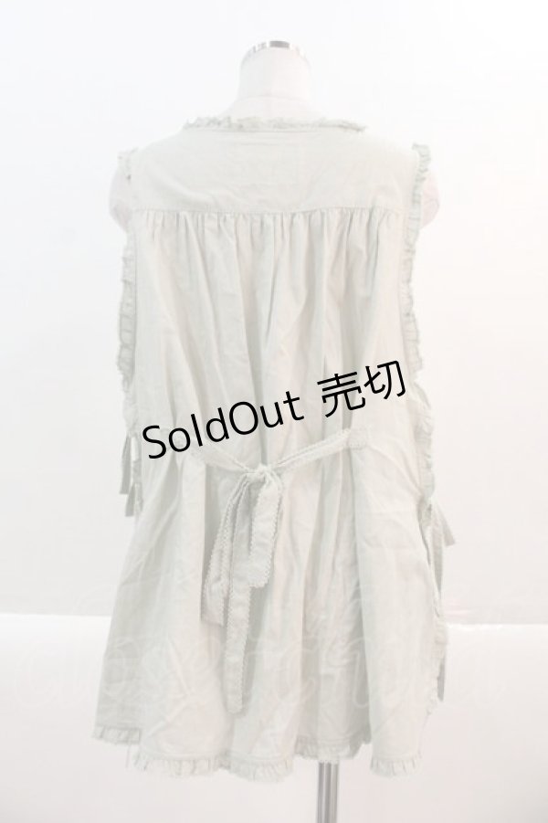 画像2: PINK HOUSE / Hello Kitty Shape Pocket Apron  ミント I-25-01-16-066-LO-TO-HD-ZI (2)