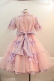 画像2: Angelic Pretty / Puffギンガムワンピース  ピンクＸラベンダー I-25-01-16-070-AP-OP-HD-ZY (2)