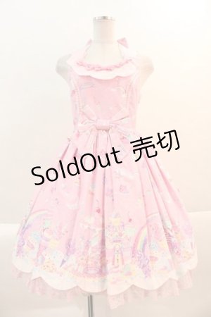 画像: Angelic Pretty / MilkyPlanetジャンパースカート  ピンク I-25-01-16-071-AP-OP-HD-ZI