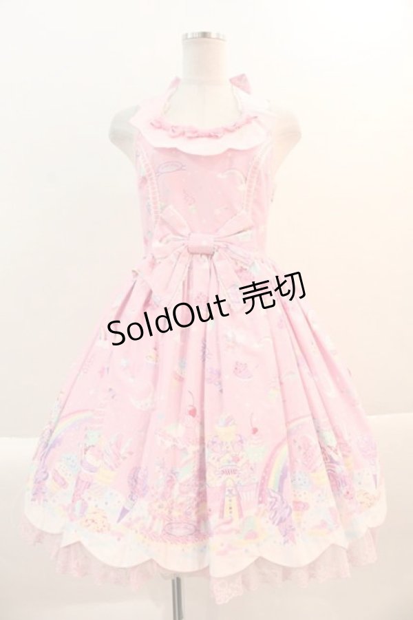 画像1: Angelic Pretty / MilkyPlanetジャンパースカート  ピンク I-25-01-16-071-AP-OP-HD-ZI (1)