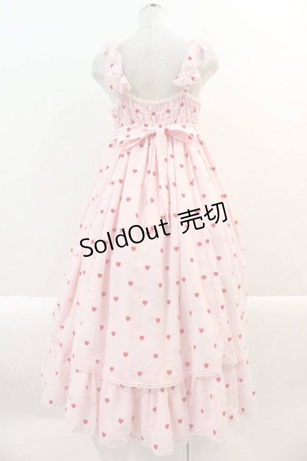 画像2: Angelic Pretty / Petit Heartジャンパースカート  ピンク I-25-01-20-093-AP-OP-HD-ZI (2)