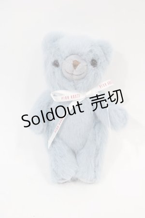 画像: PINK HOUSE / スマイリーベアコサージュ  ブルー I-25-01-20-020-LO-ZA-HD-ZI