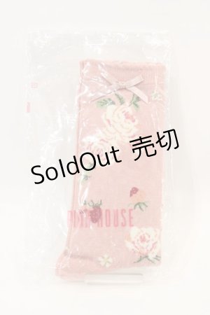 画像: PINK HOUSE / Berry Rose柄ソックス  ピンク I-25-01-20-035-LO-ZA-HD-ZI