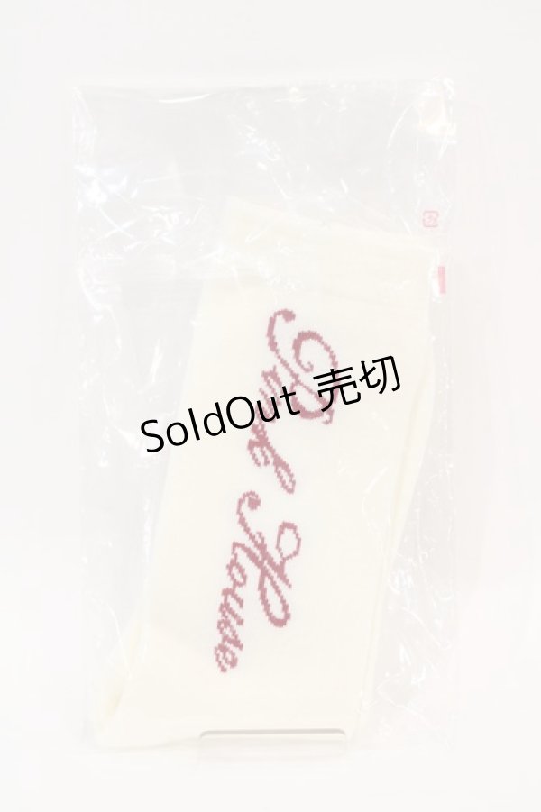 画像1: PINK HOUSE / クラシカルロゴソックス  白 I-25-01-20-042-LO-ZA-HD-ZI (1)