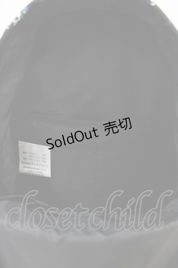 画像4: NieR Clothing / BACKPACK 【ハンギョドン×NieRちゃん】  黒Ｘ青 I-25-01-21-110-PU-BG-HD-ZT-K020 (4)