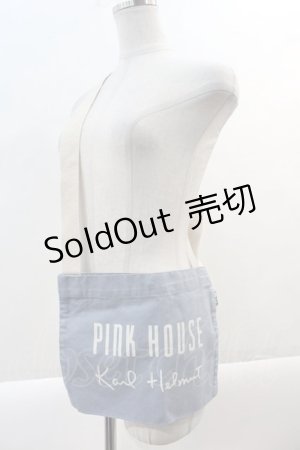 画像: PINK HOUSE / サコッシュ  ライトブルー I-25-01-24-088-LO-BG-HD-ZT-K013