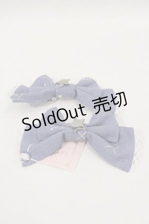 画像: metamorphose / HAT twinkle journeyリボンクリップ  スモーキーサックス I-25-01-24-101-ME-AC-HD-ZI