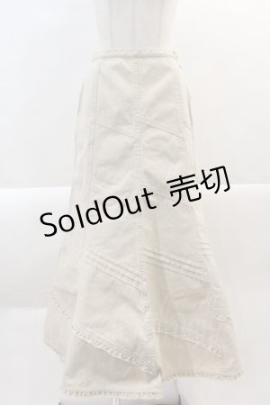 画像: PINK HOUSE / 斜め切替&フリルスカート L ベージュ I-25-01-26-051-LO-PA-HD-ZI